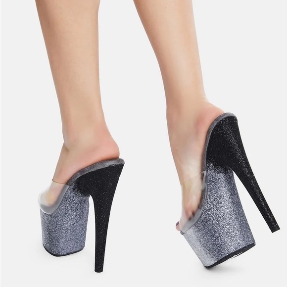 NWB Pleaser Ombré Here’s a Tip Platform Heels - Picture 2 of 2